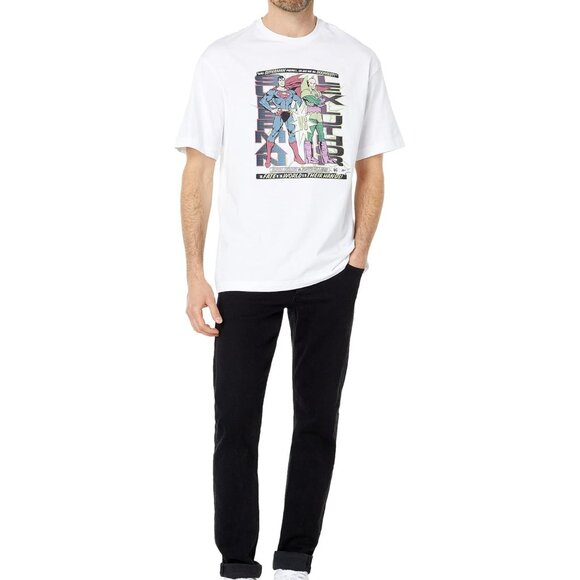 Reebok DC x Reebok Superman vs Lex Luthor Tee Large White IB5813 - Picture 2 of 5